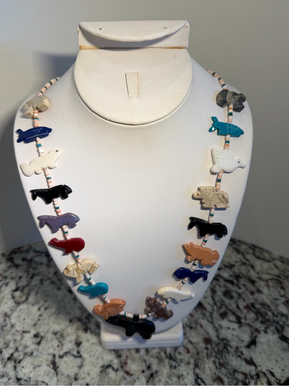 Native American Zuni fetish necklace 
- Women Jewelry